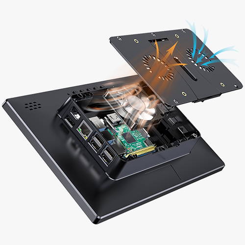 Raspberry Pi Touchscreen 10 Inch Monitor Display | UPERFECT